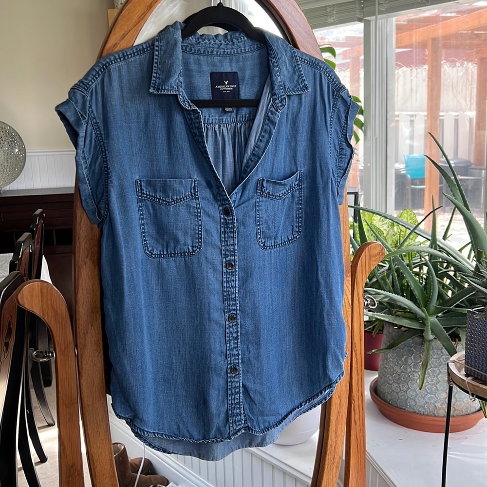 American Eagle Jean Shirt